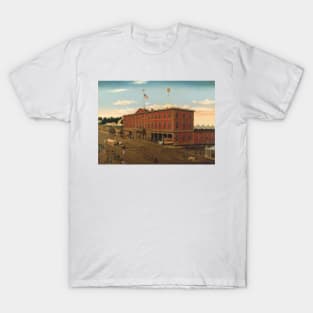 The Third Avenue Railroad Depot by William H. Schenck T-Shirt